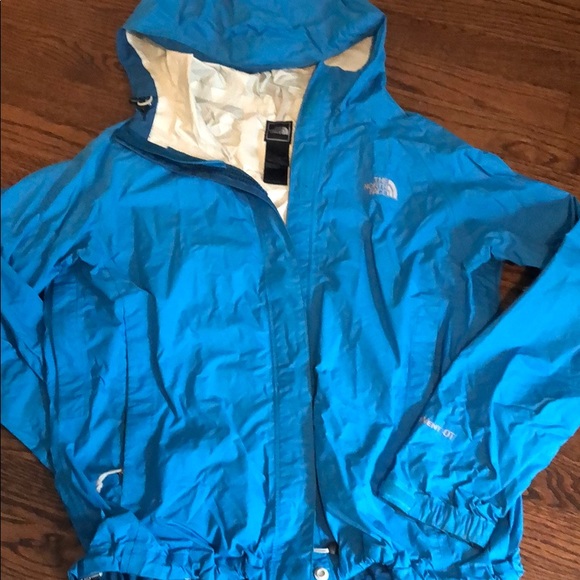 North Face Blue Rain Jacket